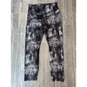 All in Motion Sculpted Black/Grey Leggings size MEDIUM